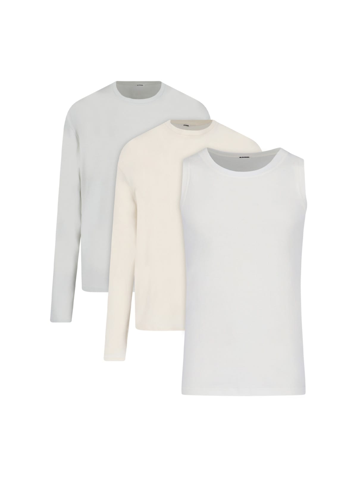 Shop Jil Sander 3-pack T-shirt Set In White