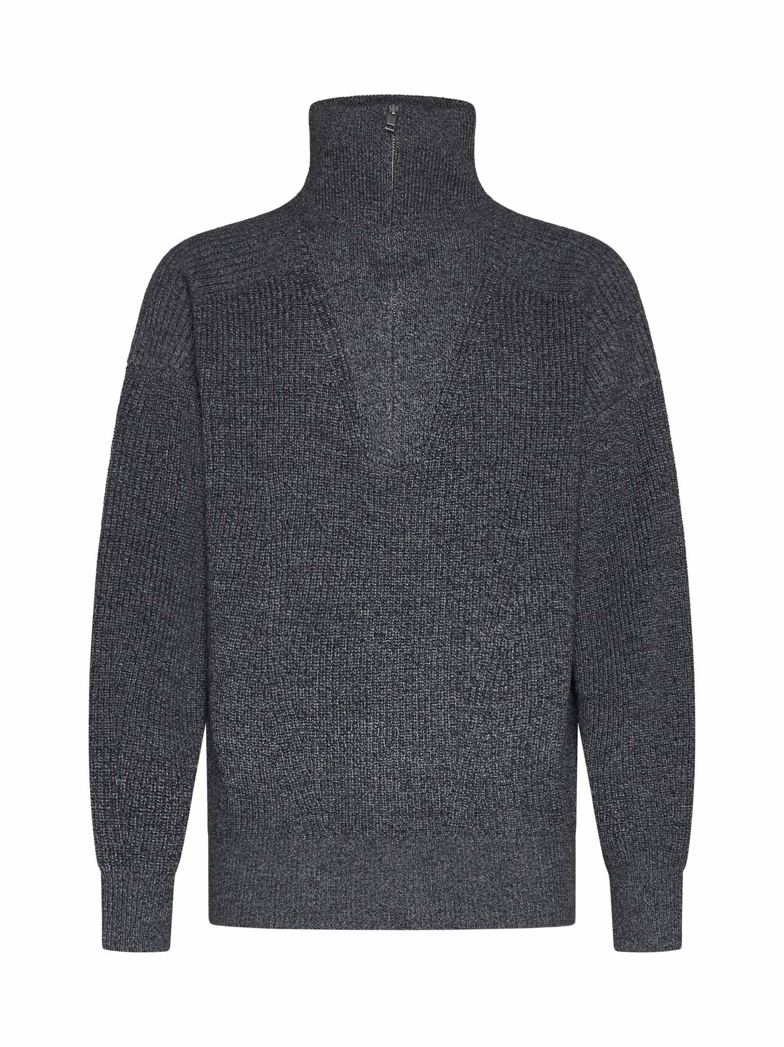 Shop Isabel Marant Sweater In Faded Black