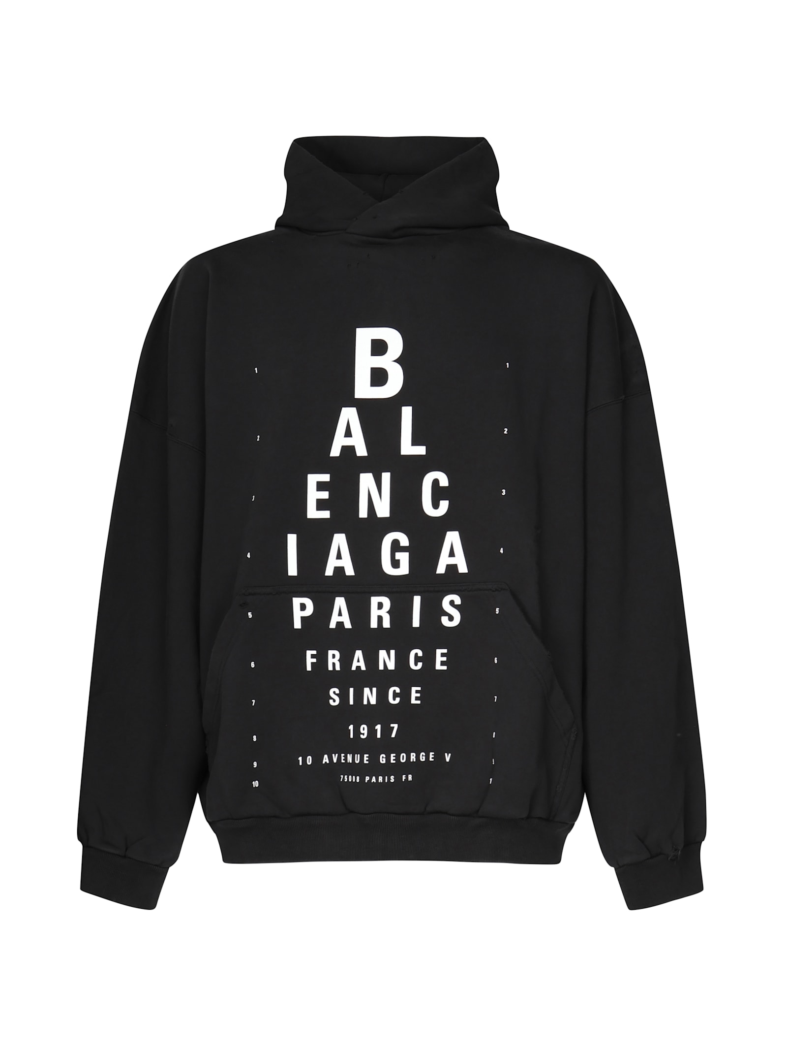 Balenciaga Optical Oversized Sweatshirt