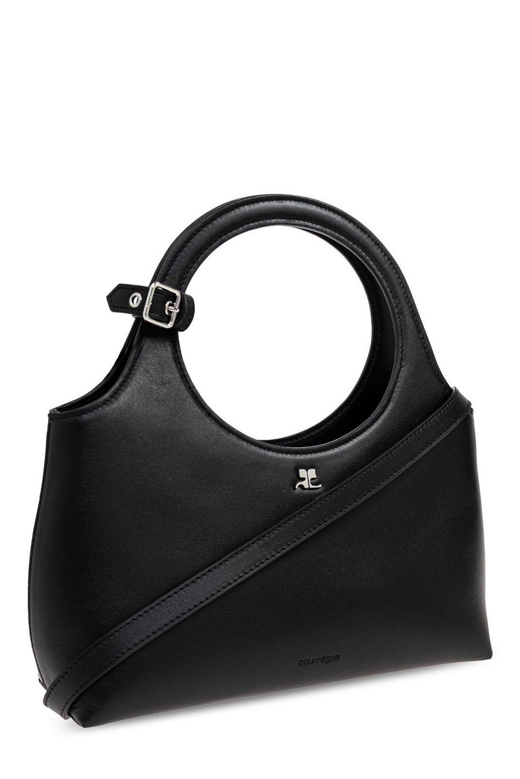 Courrèges Mini Holy Day Purse In Black