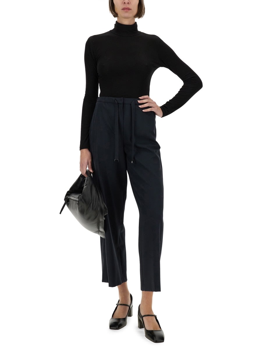's Max Mara Floria Wool Blend Flannel Straight Pants In Mastice