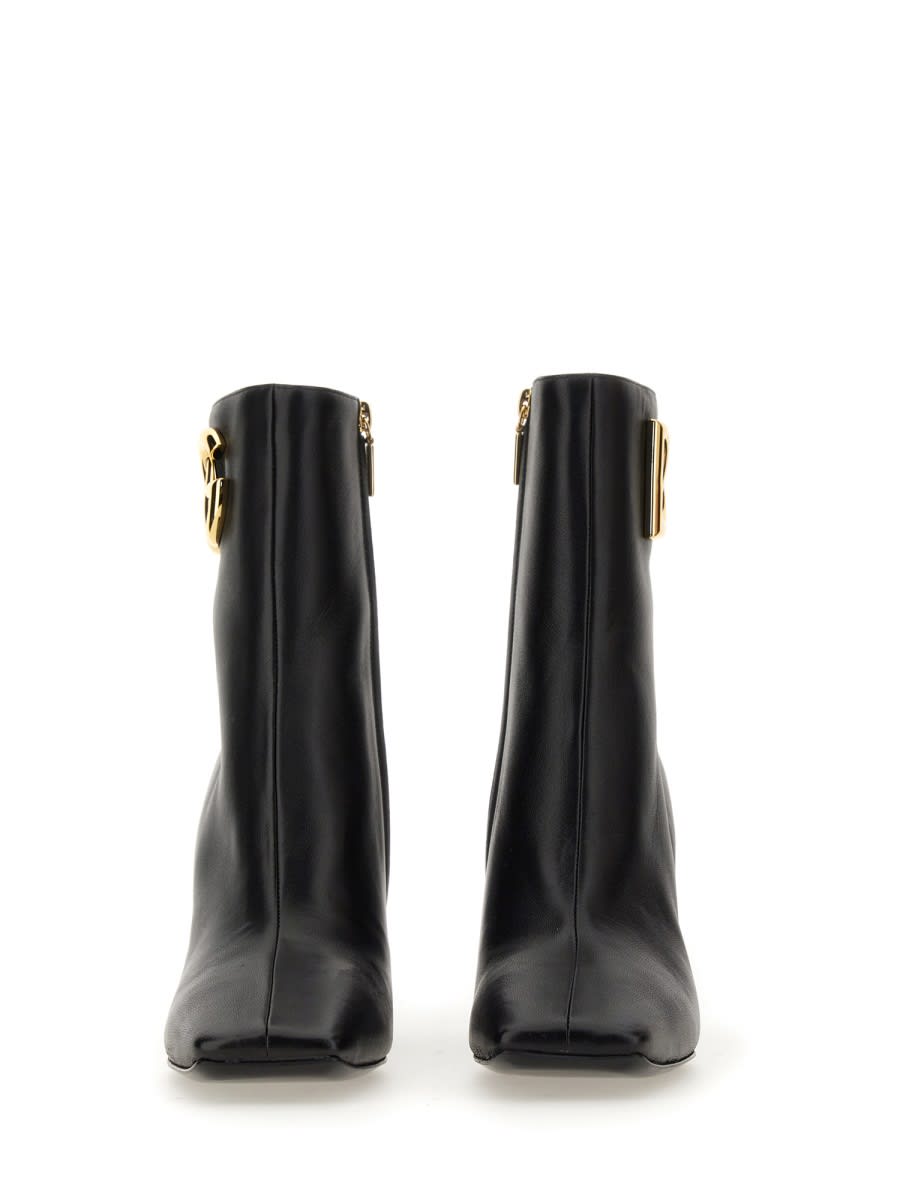 Shop Dolce & Gabbana Ankle Boot With Logo In Black