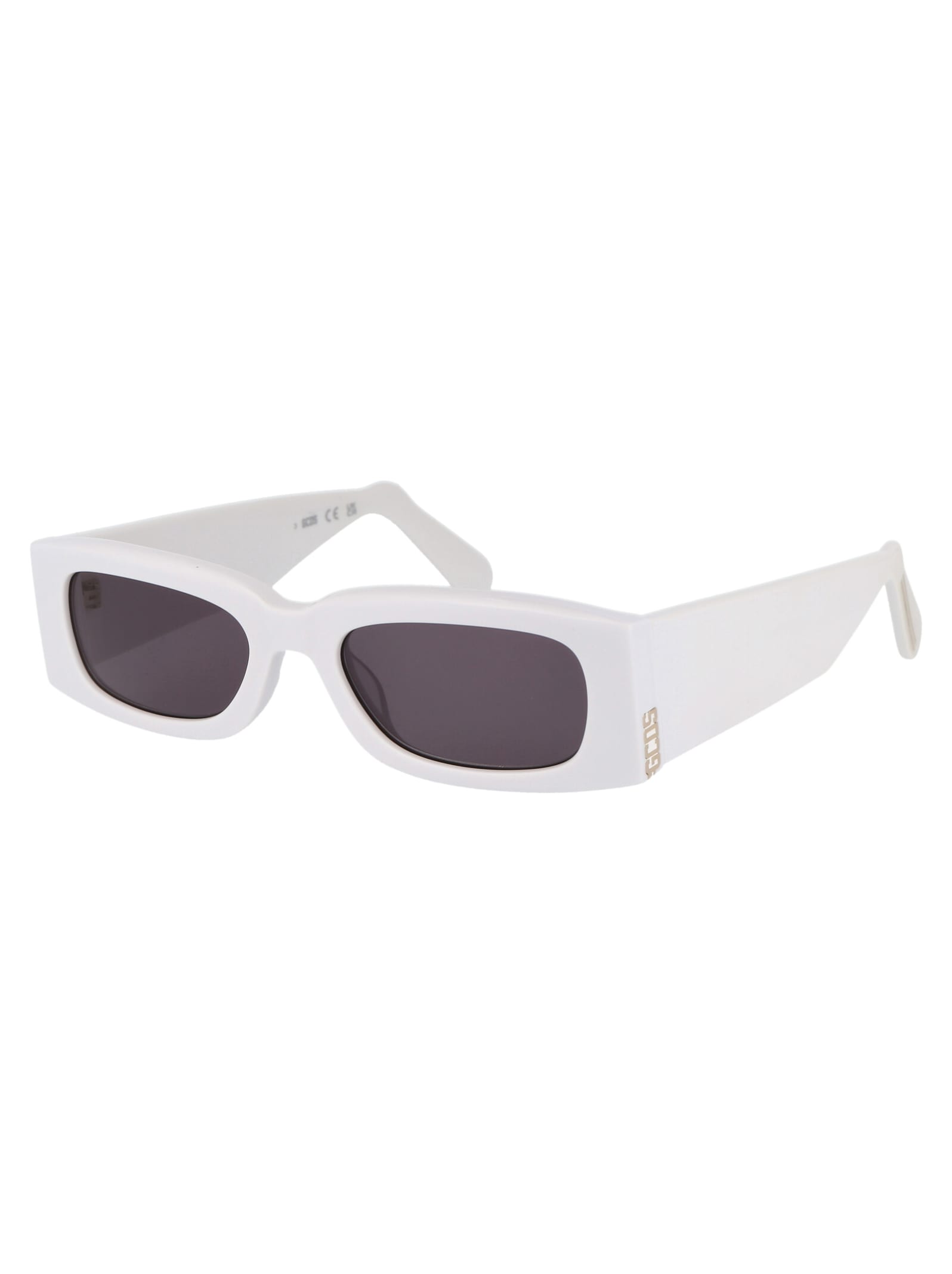 Shop Gcds Gd0020 Sunglasses In 21a White