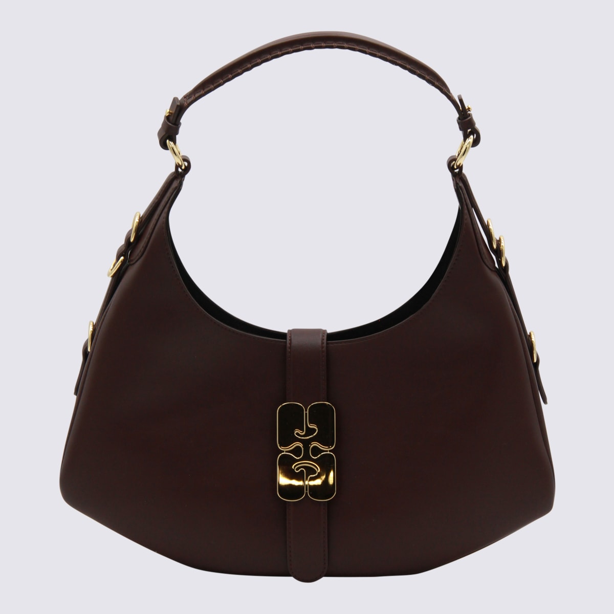 Ganni Borse... Chicory Coffee In Brown