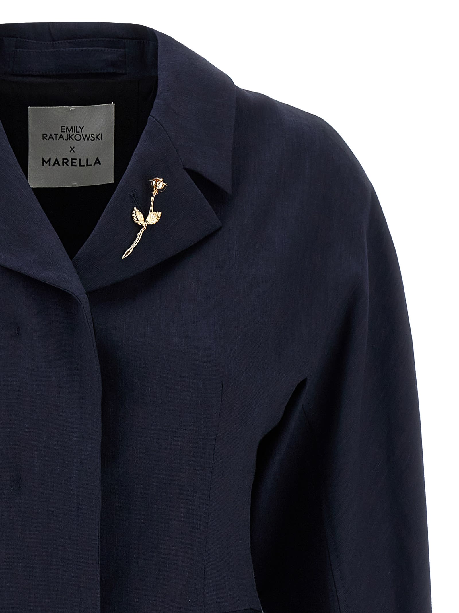 Marella Capsule Blazer In Blue