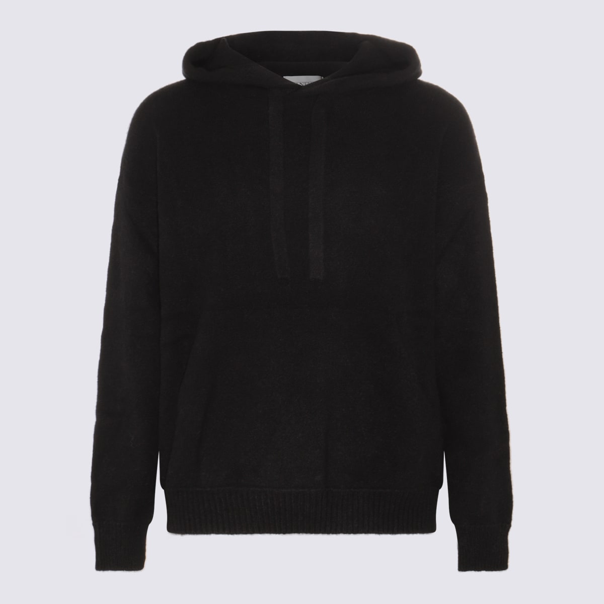 Shop Laneus Black Cashmere And Silk Blend Sweater