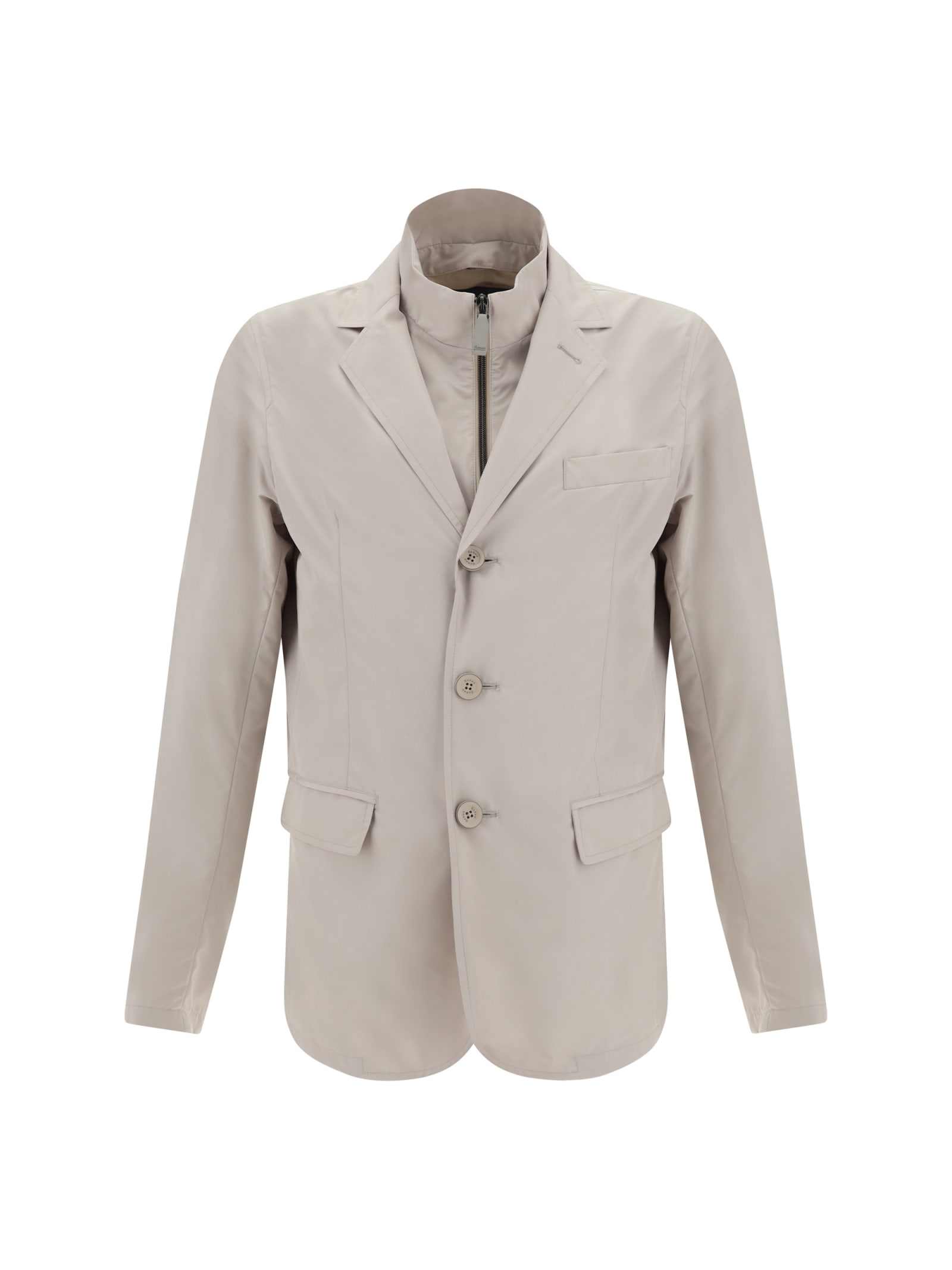 Shop Herno Jacket In Chantilly