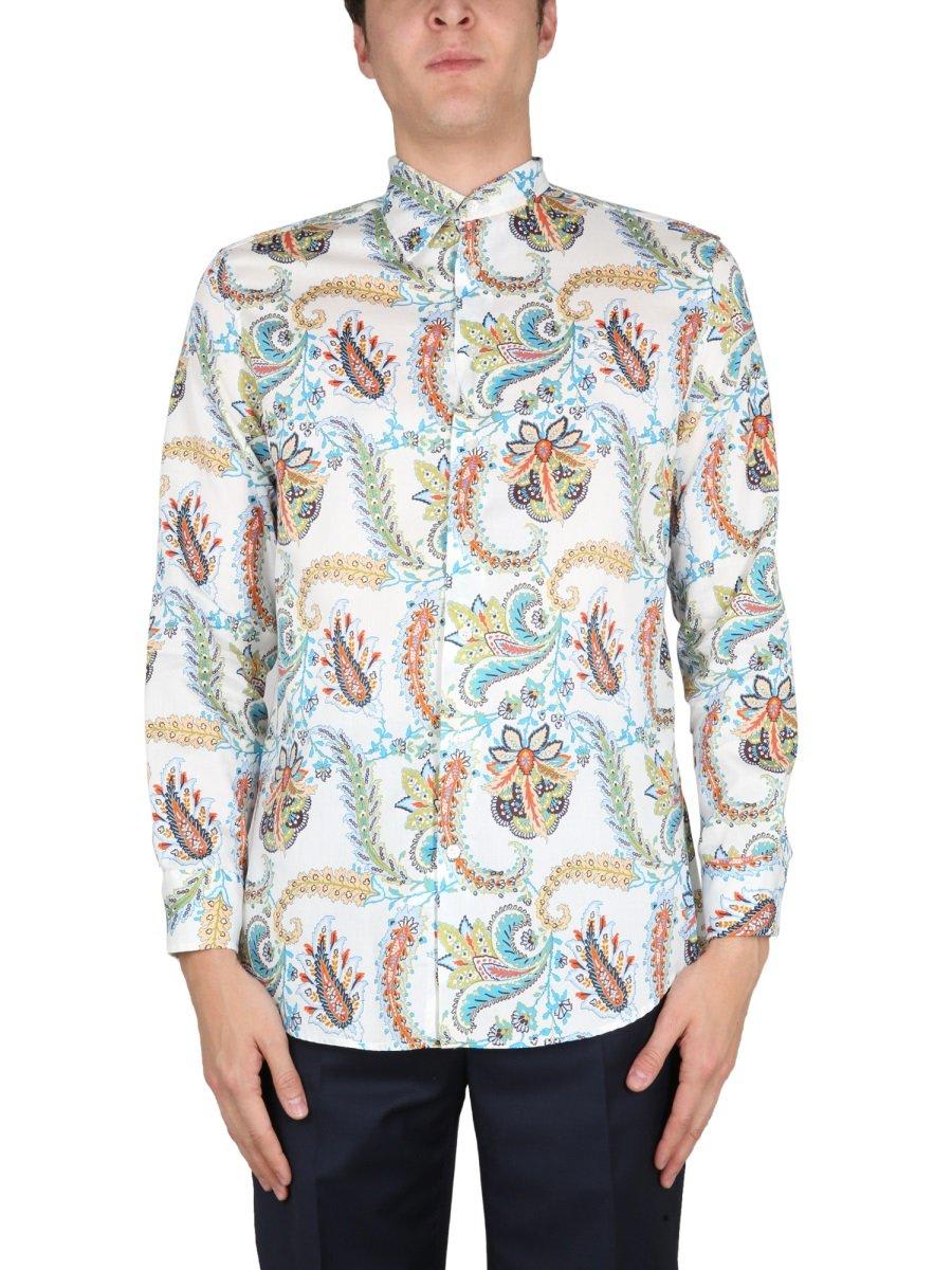 ETRO PAISLEY PRINTED BUTTONED SHIRT
