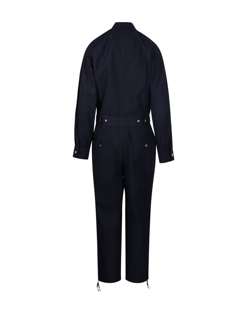 Shop Marant Etoile Long-sleeved Zipped Jumpsuit