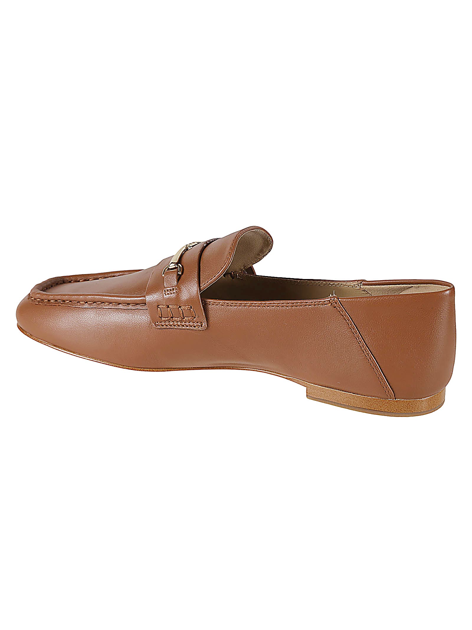 Shop Michael Kors Lena Loafers In Brown