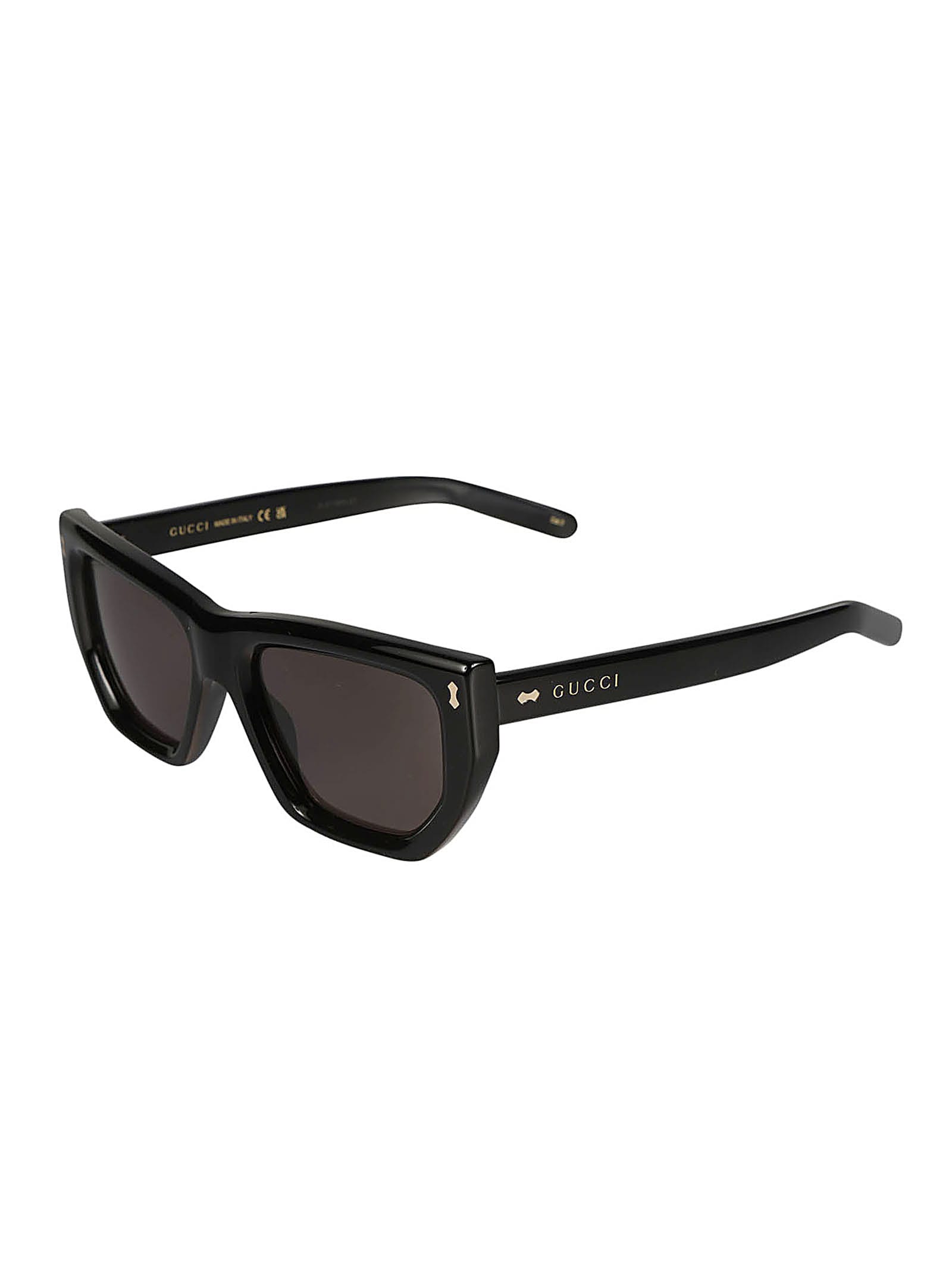 Shop Gucci Square Sunglasses In Black