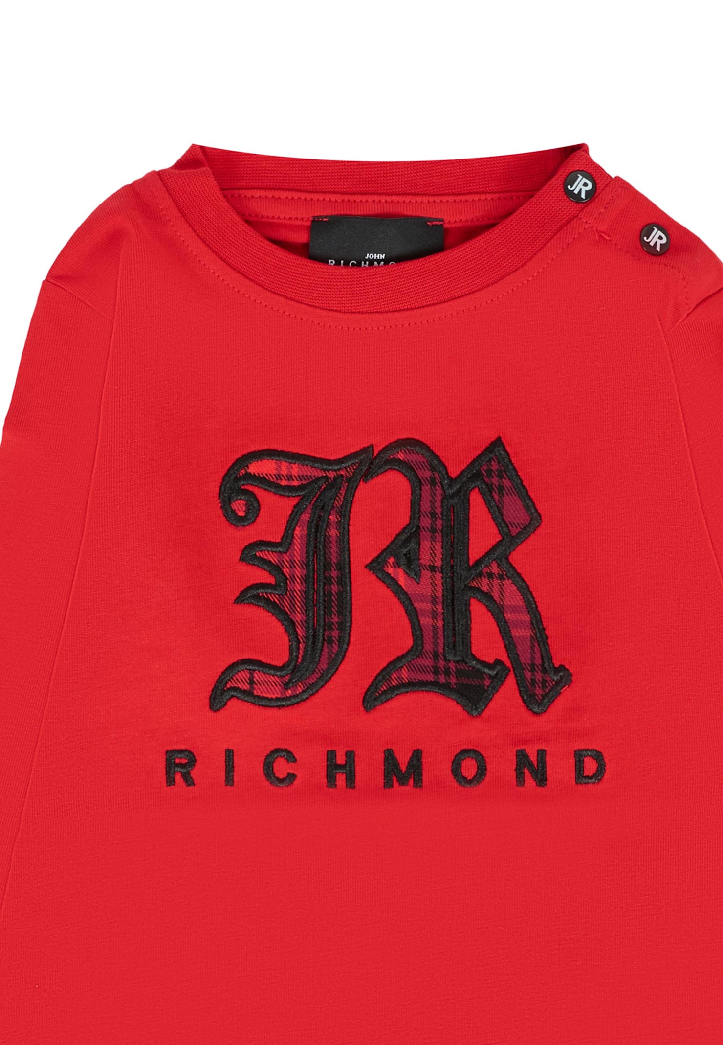 Richmond Red T-shirt For Baby Boy With Logo In Red