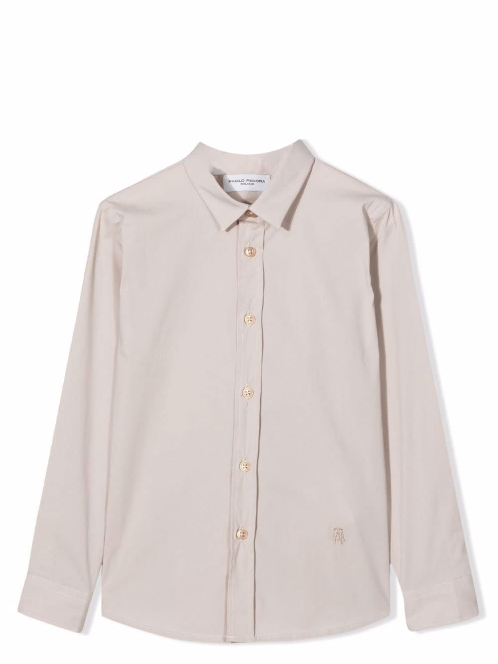 Paolo Pecora Shirt With Embroidery