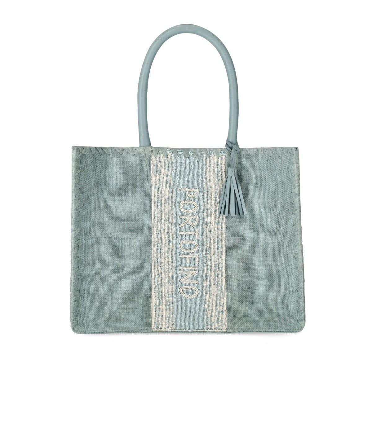 De Siena Portofino Light Blue Shopping Bag