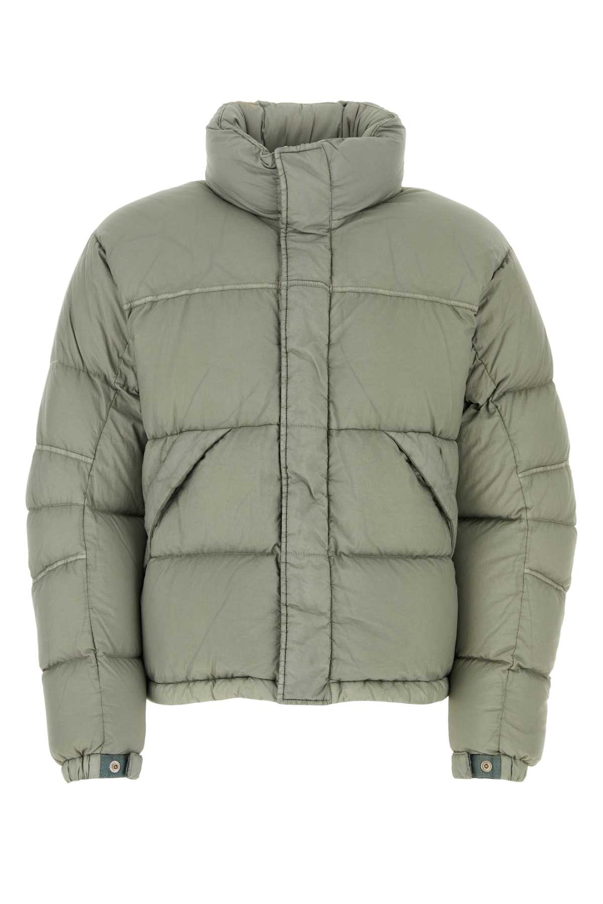 Grey Nylon Aspen Down Jacket