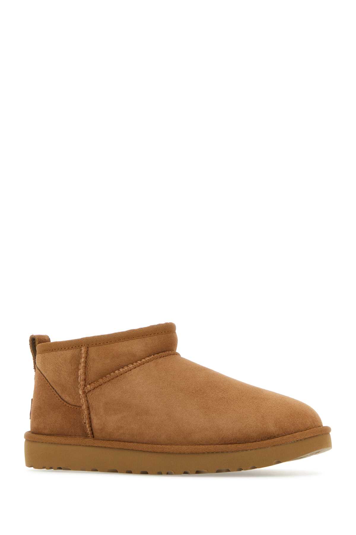 Ugg Classic Ultra Mini Platform Ankle Boots In Chestnut In Brown