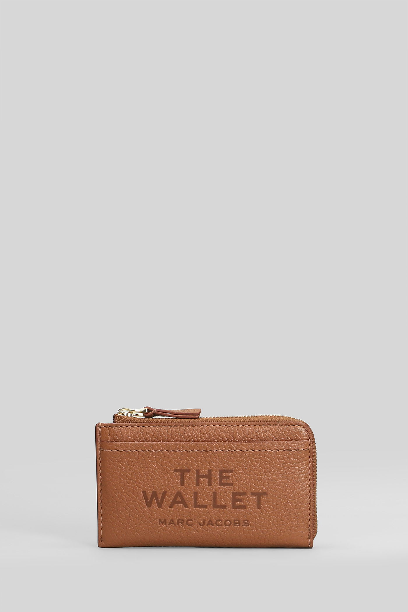 Marc Jacobs The Top Zip Multi Wallet In Leather Color Leather In Brown