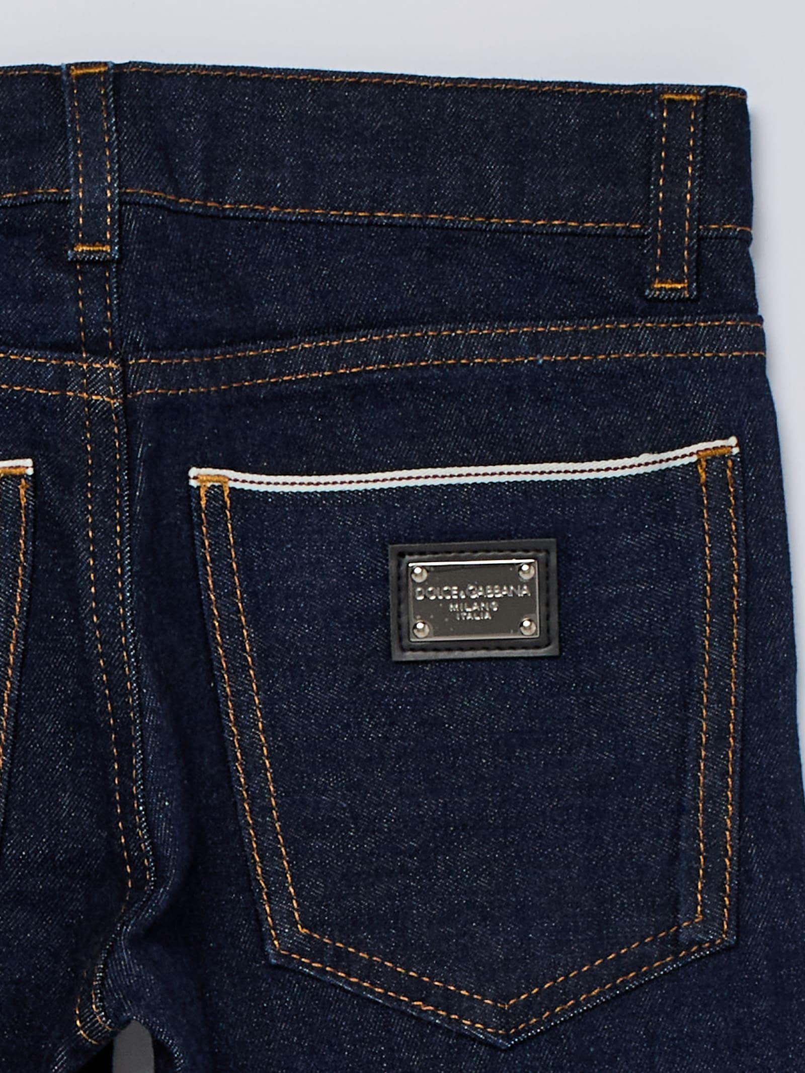 Shop Dolce & Gabbana Jeans Jeans In Denim Scuro