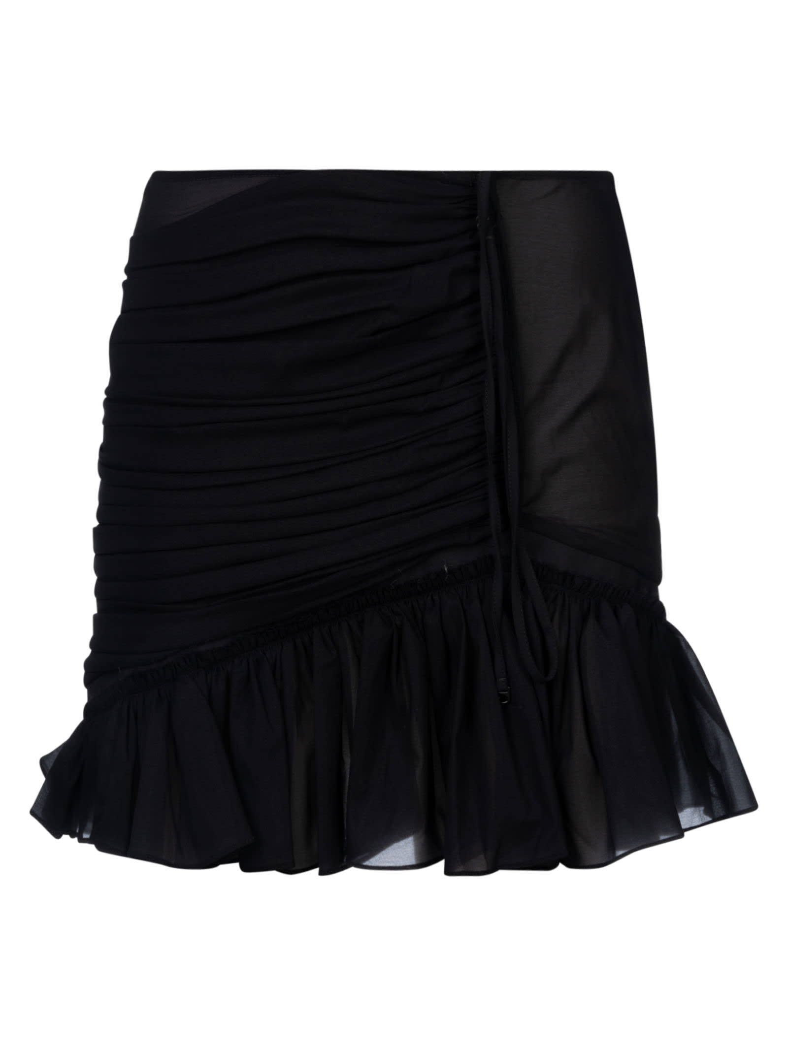 Nensi Dojaka Asymmetric Frill Mini Skirt