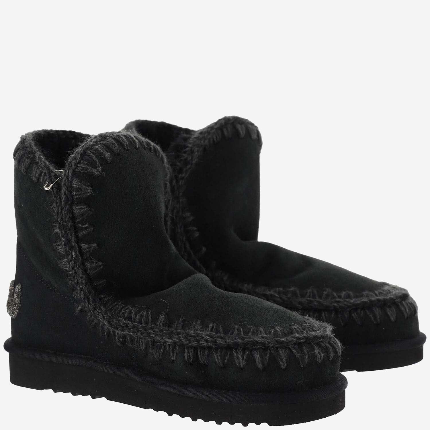 Shop Mou Eskimo Boots 18 In Black