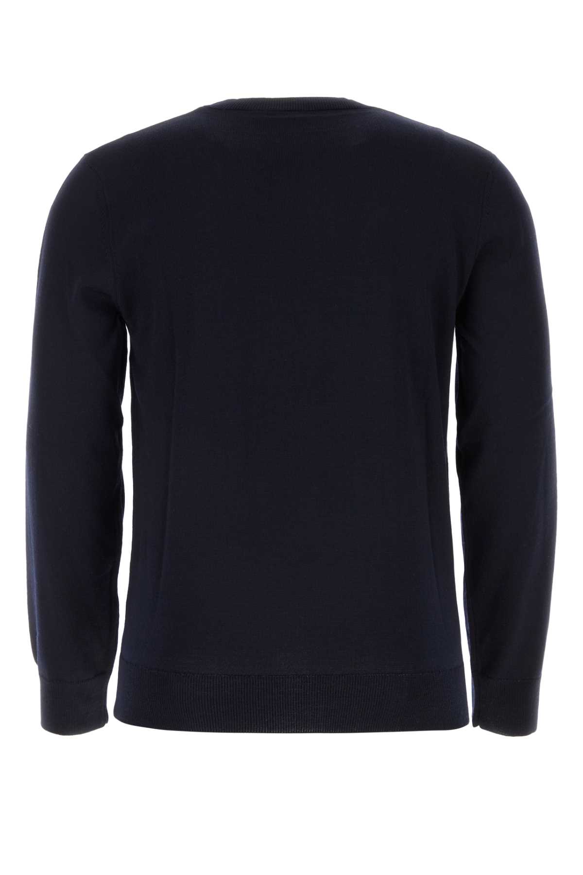 Shop Apc Midnight Blue Polyester Blend Sweater In Darknavy
