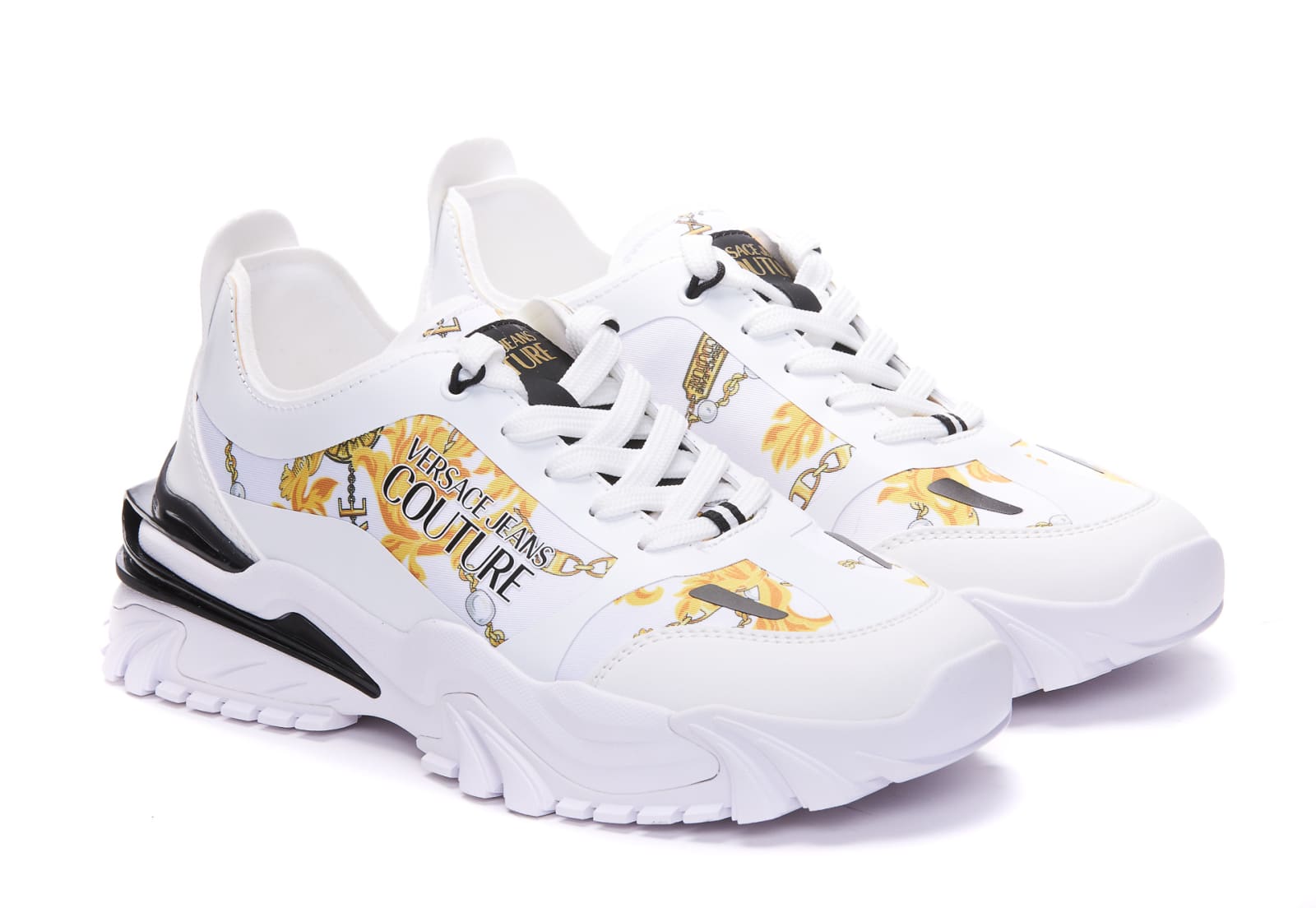 VERSACE JEANS COUTURE TRAIL TRACK CHAIN COUTURE SNEAKERS 