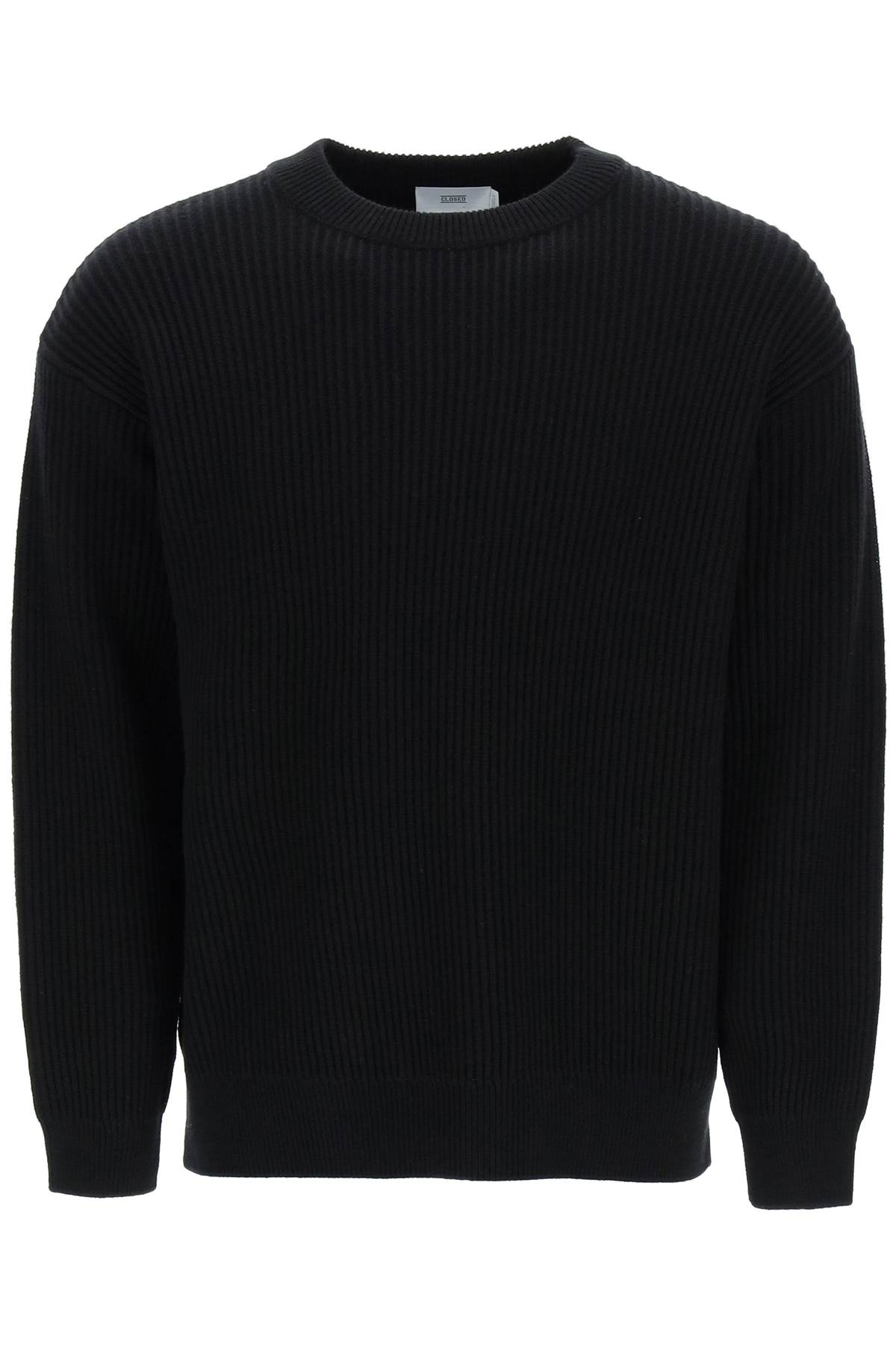Closed Crew Neck Sweater In Black (black)