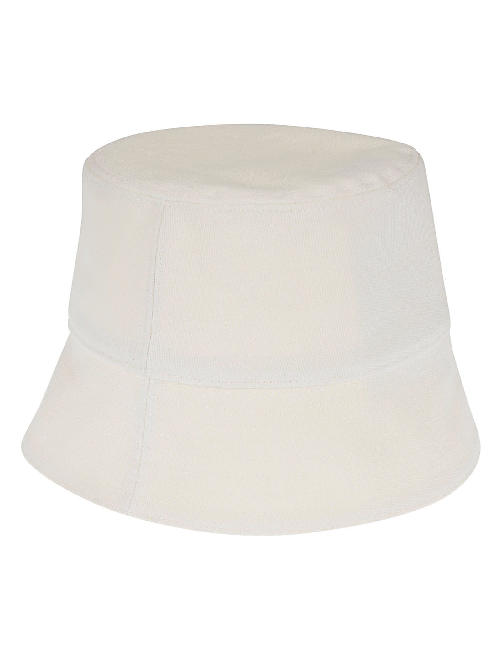 Shop Stella Mccartney Logo Bucket Hat In Frost