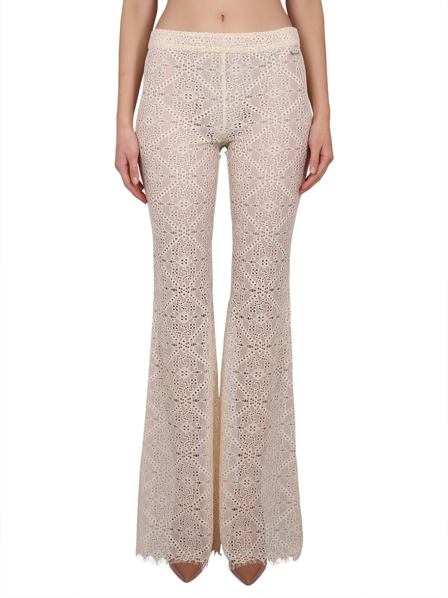DSQUARED2 trousers WITH EMBROIDERY