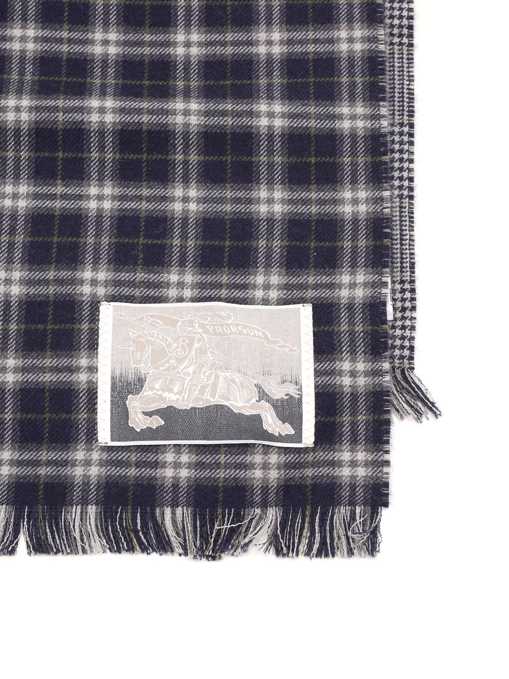 【送料&関税込】Burberry Tiny Check Wool Scarf - Unisex Burberry Lightweight Check Wool And Silk Scarf | Neutrals