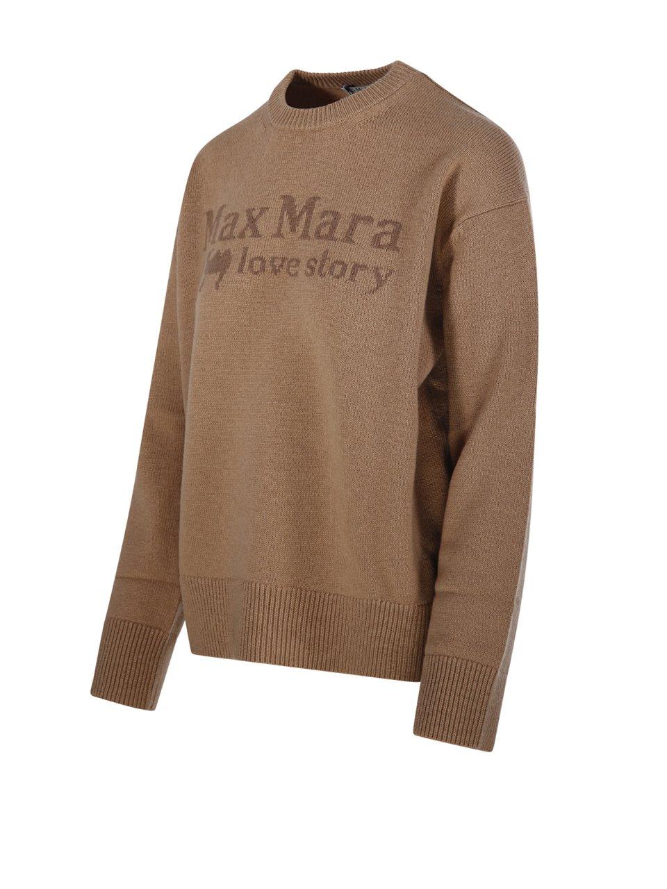 S Max Mara Oversized Wool And Cashmere Jumper In Camel