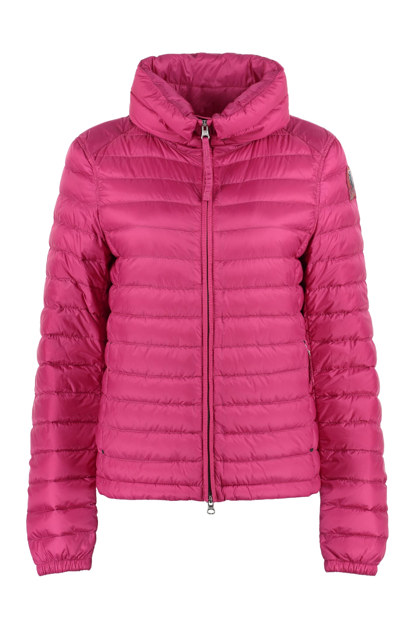 Shop Parajumpers Ayame Short Down Jacket In Fuchsia