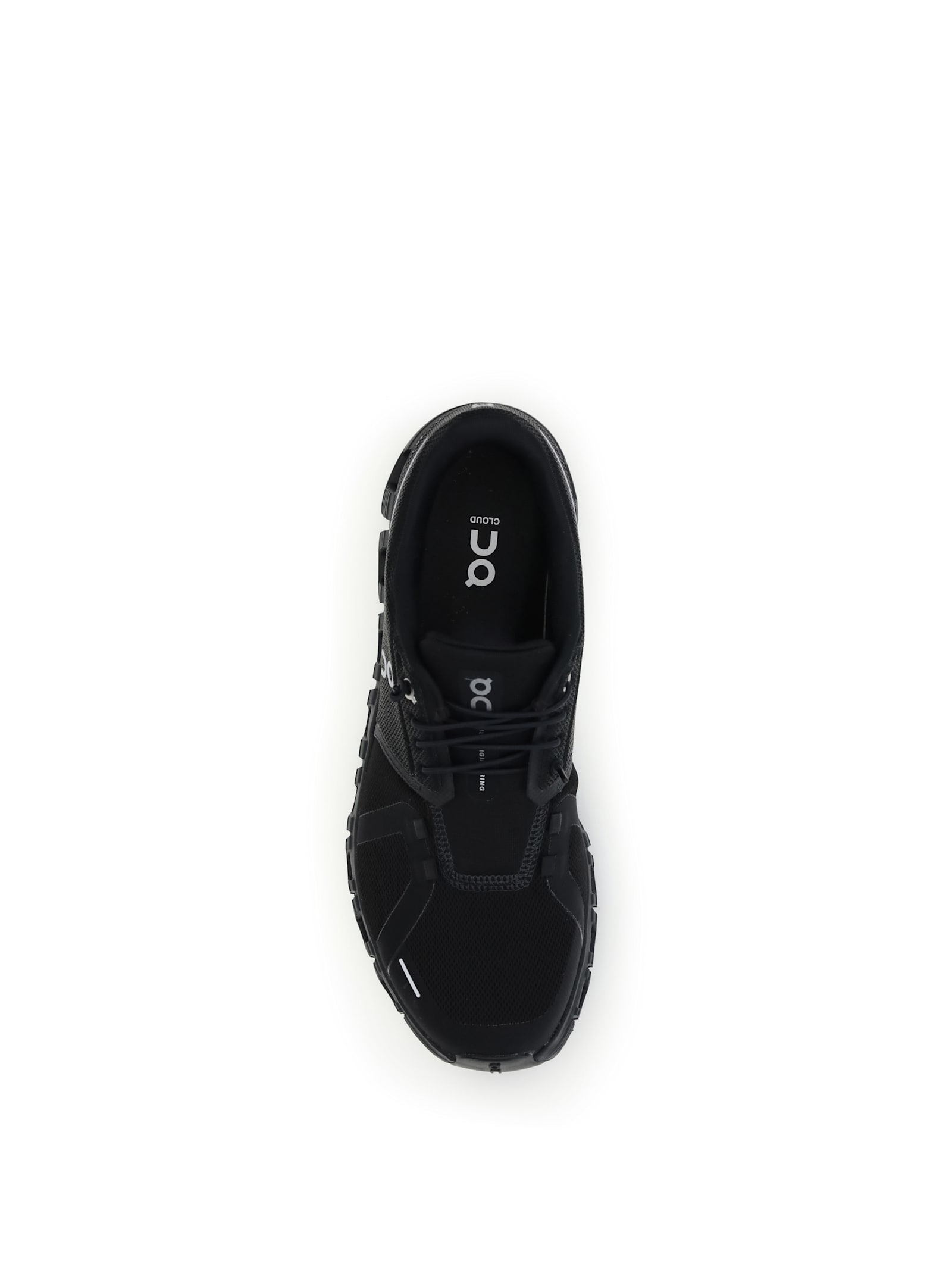 On Cloud 6 Sneakers With Rounded Toe In Black