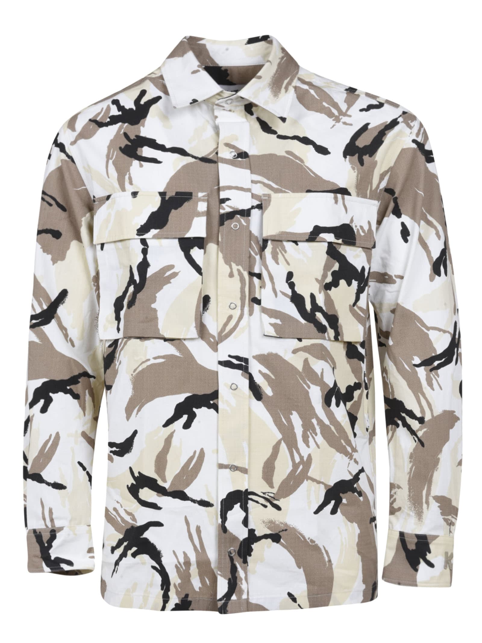 Kenzo Camouflage Printed Shirt