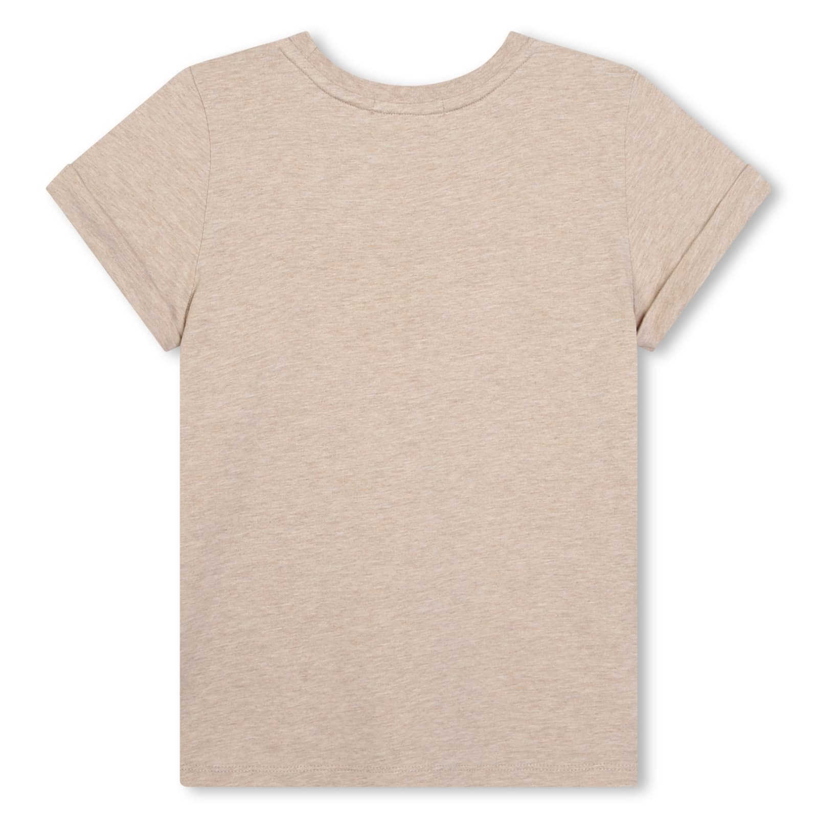 Shop Chloé T-shirt With Print In Beige Antico