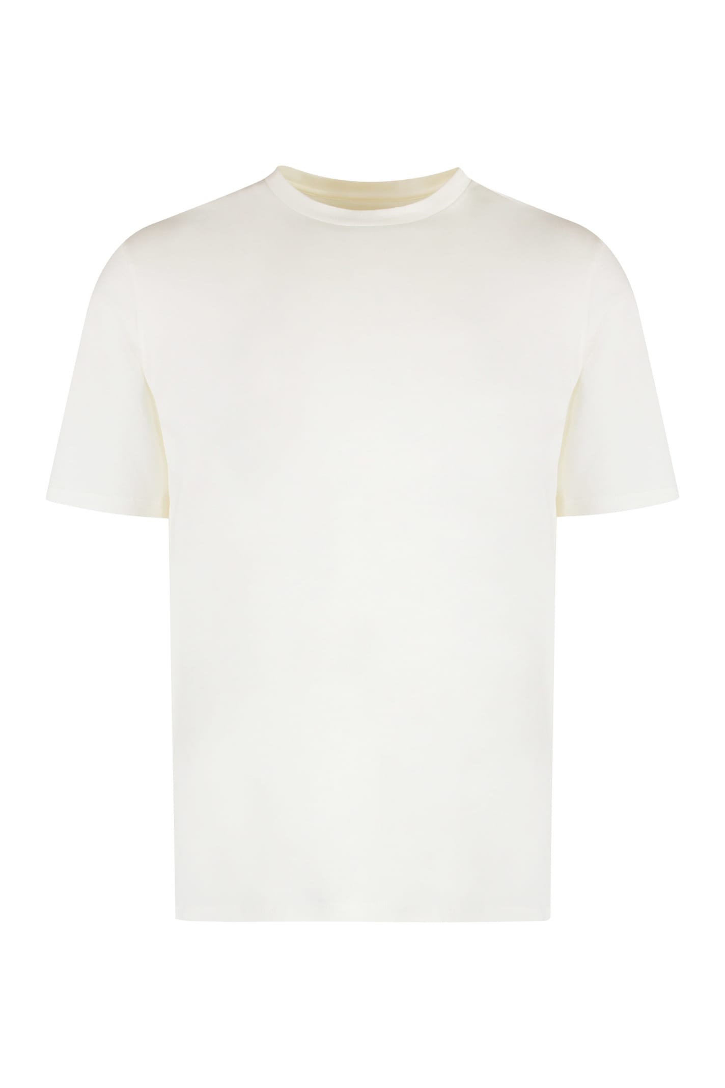 Shop Jil Sander Cotton Crew-neck T-shirt