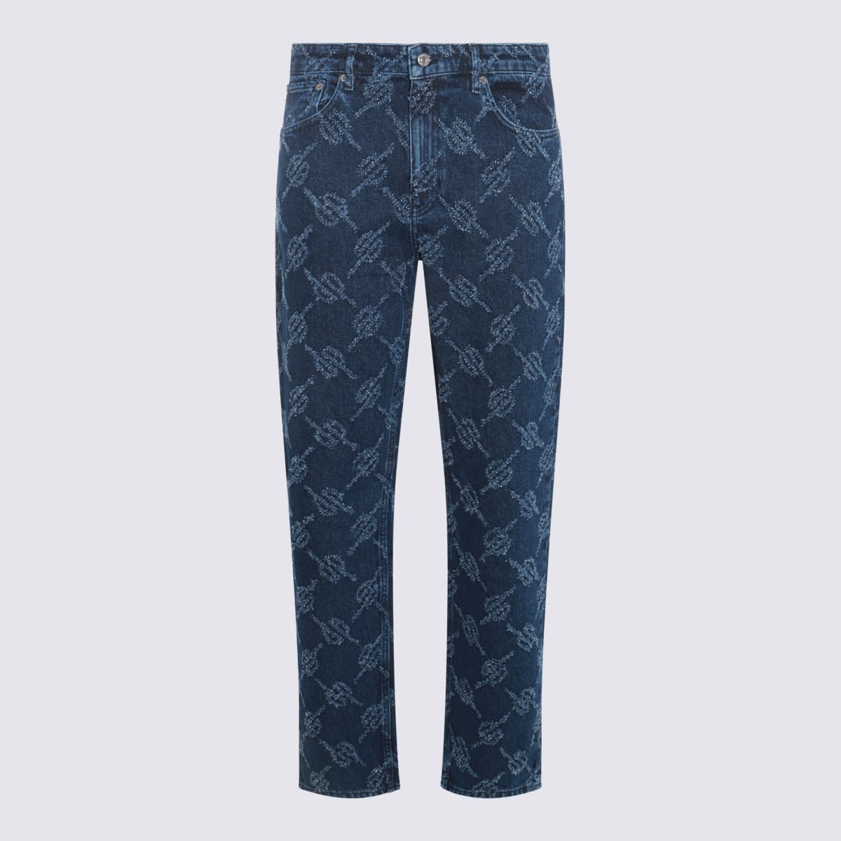 DAILY PAPER DARK BLUE COTTON JEANS