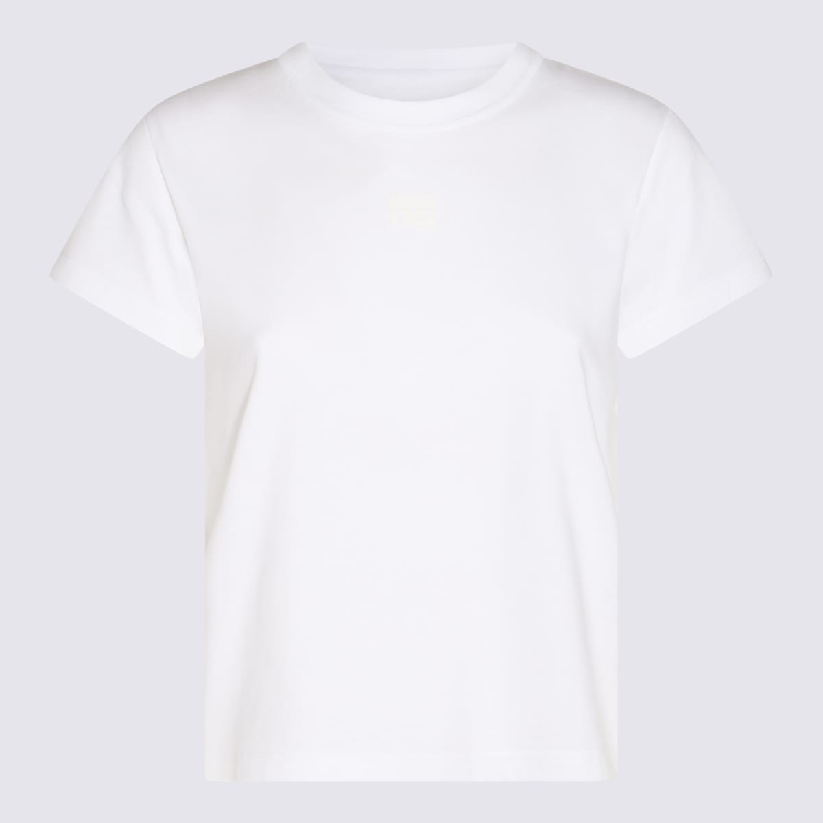Alexander Wang White Cotton T-shirt In White
