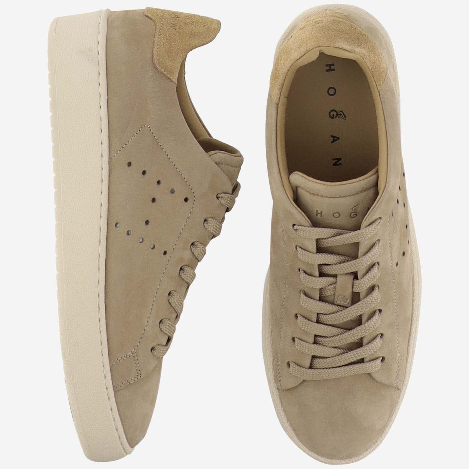 Shop Hogan Sneakers H672 In Beige