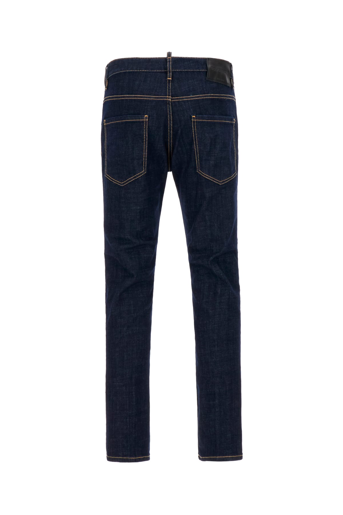 Shop Dsquared2 Dark Blue Stretch Denim Skater Jean Jeans In 470