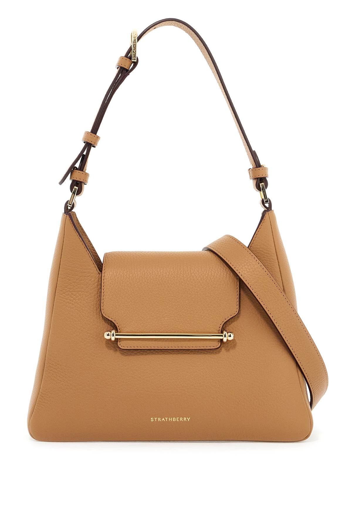 Shop Strathberry Multress Hobo Bag In Caramel (brown)