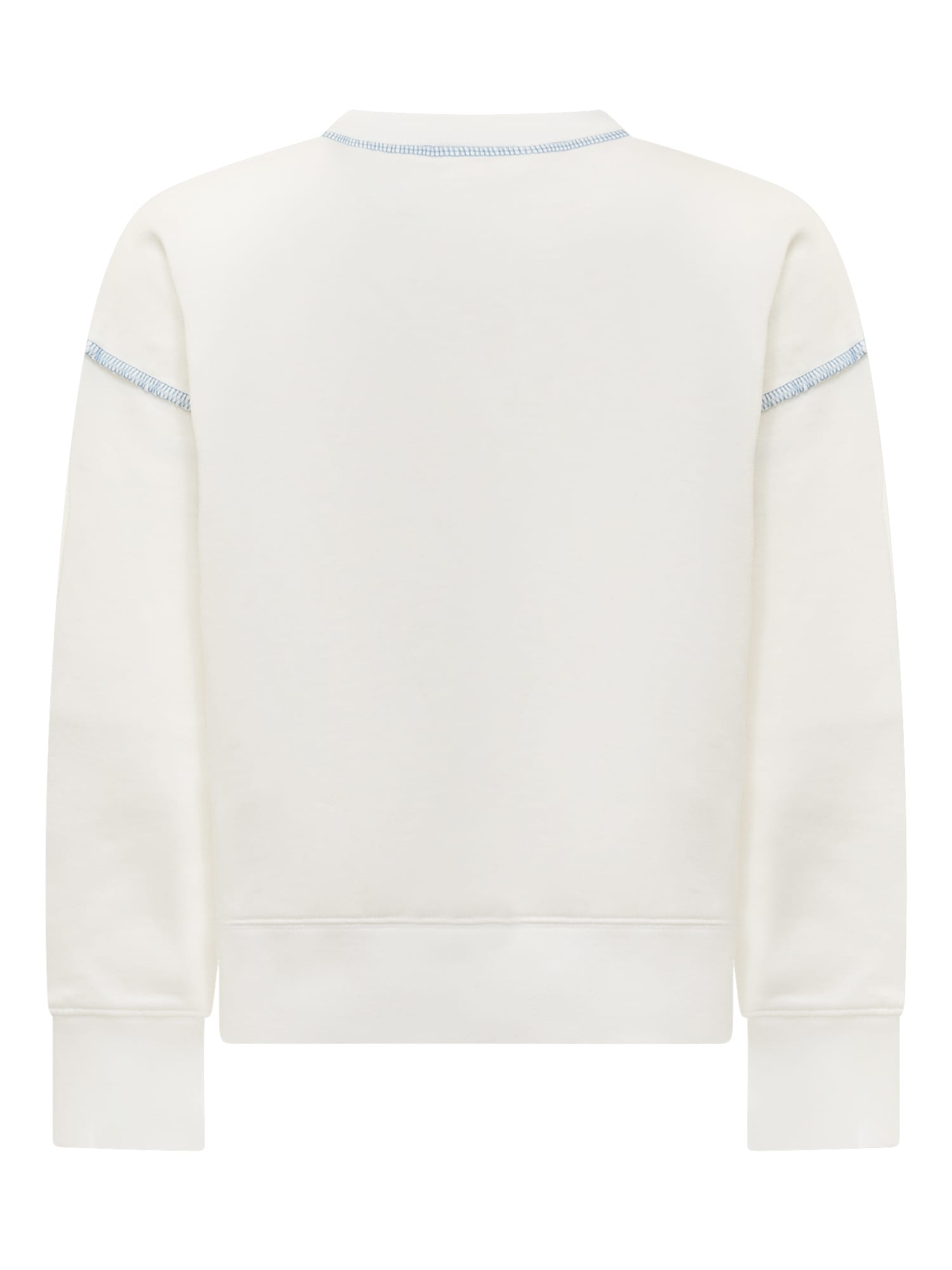 Shop Palm Angels Patchwork Sweatshirt In White Multi