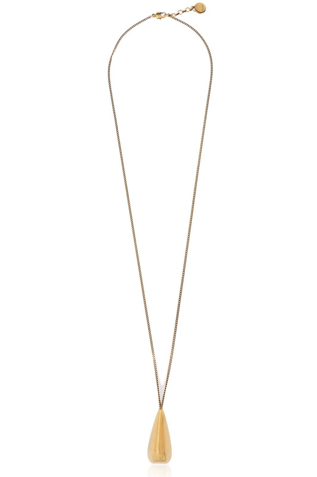 Shop Alexander Mcqueen Charm Necklace In Gold