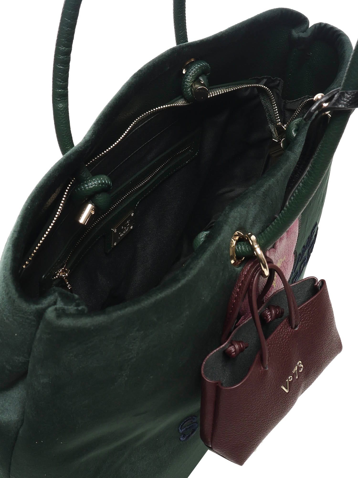 V73 Secret Garden Shopping Bag In Green