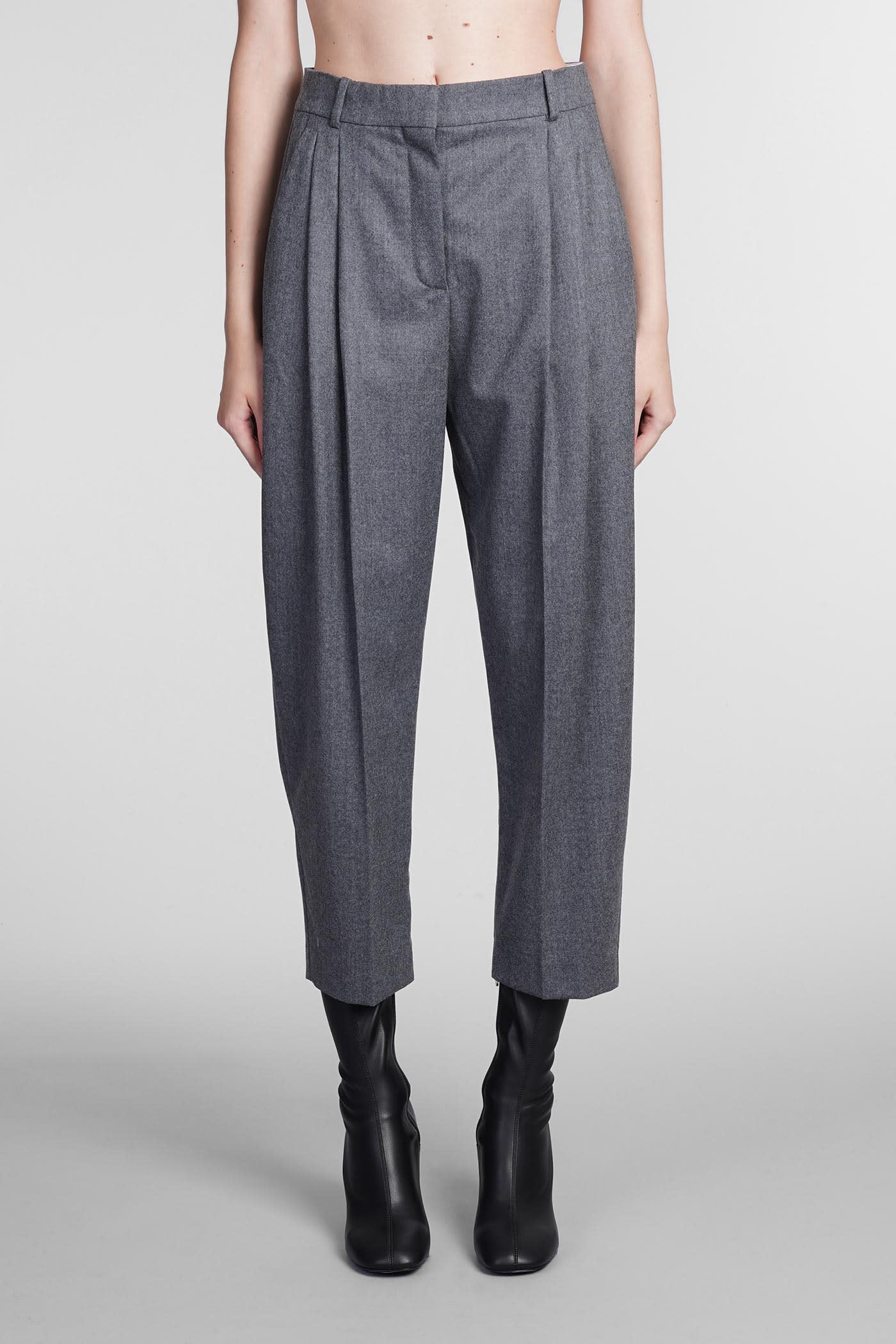 Stella Mccartney Dawson Pants In Grey Wool