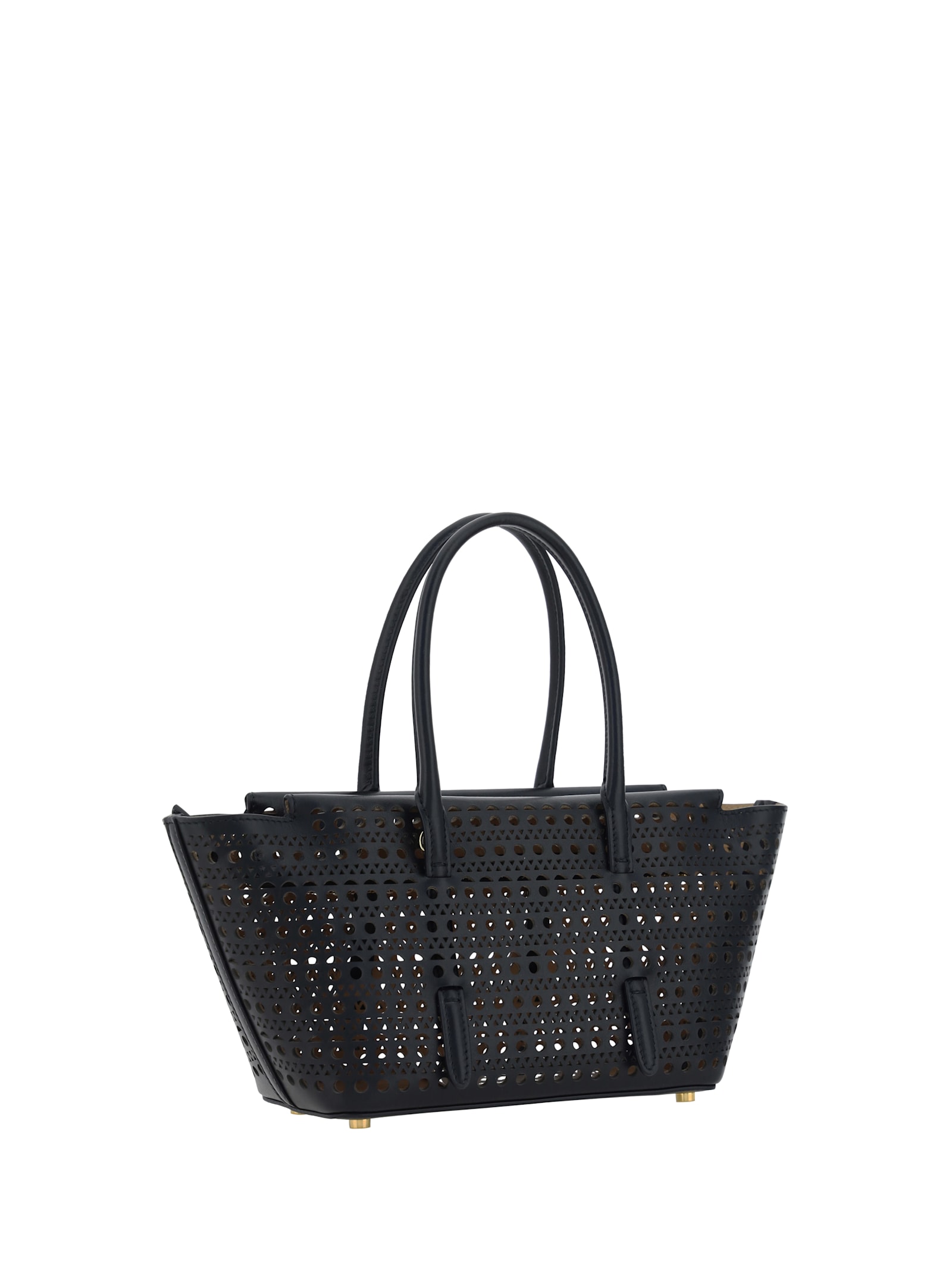 Shop Alaïa New Mina 20 Handbag In Noir