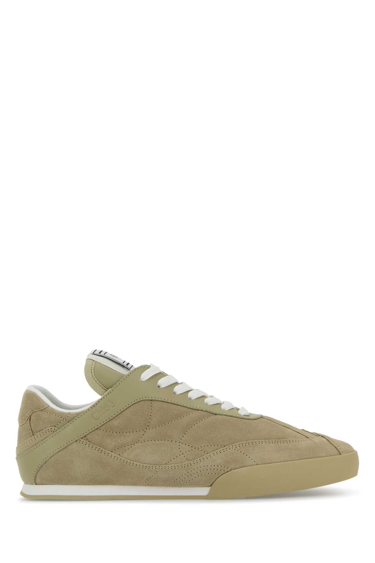 【関税&送料込】Chloe Dove Grey Suede Chloa Kick Sneakers Chloé Dove Grey Suede Chloã¨ Kick Sneakers - Women - Pomelo