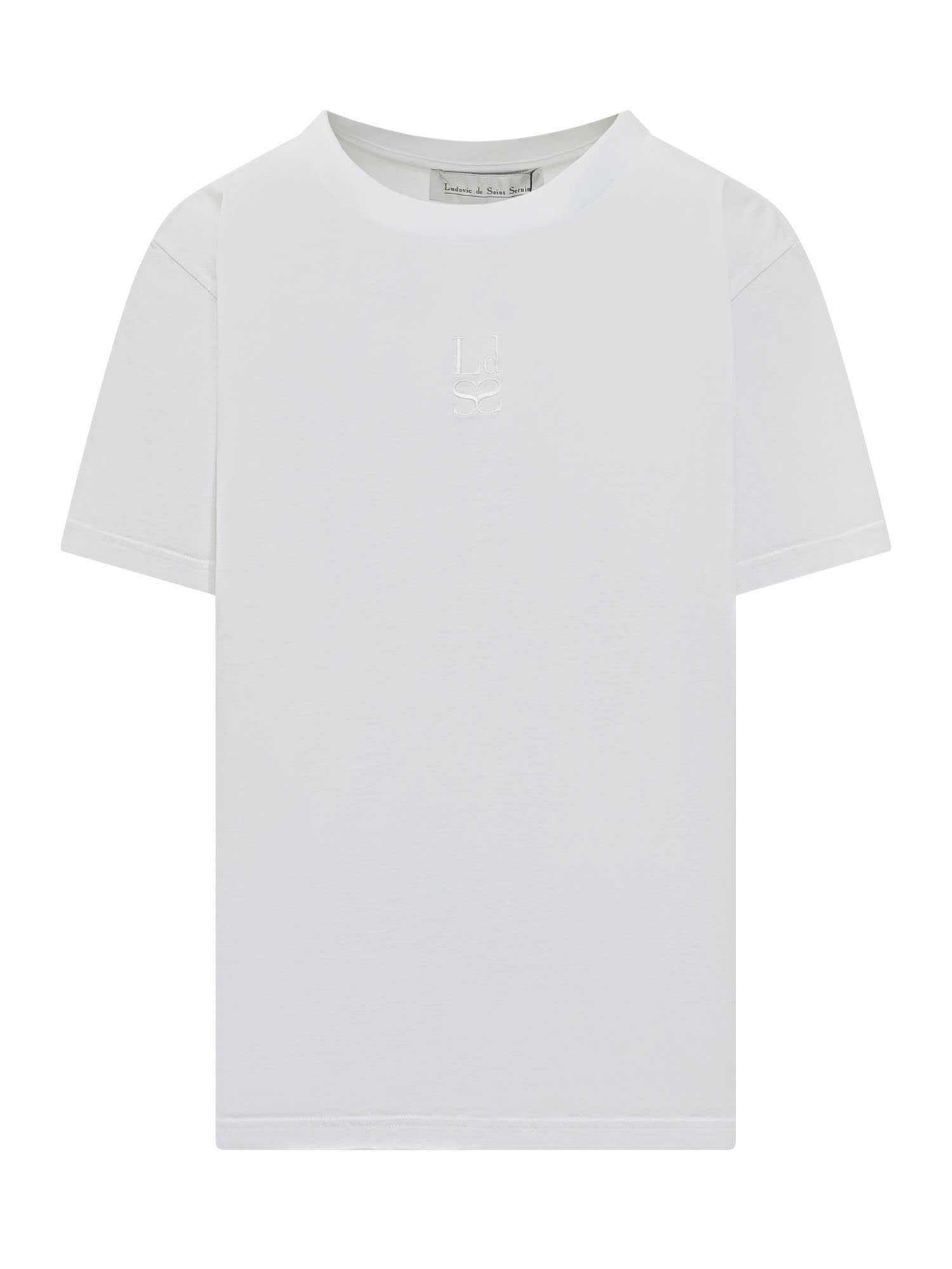 Shop Ludovic De Saint Sernin Over T-shirt In White
