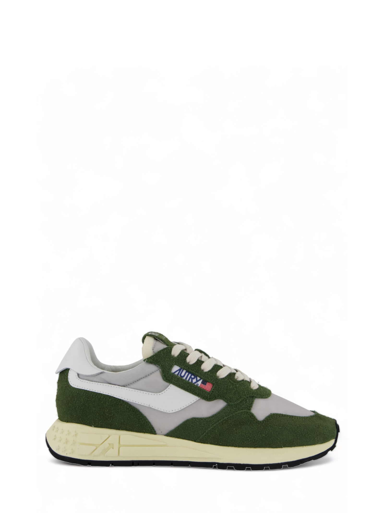 Shop Autry Reelwind Low Sneakers In Green