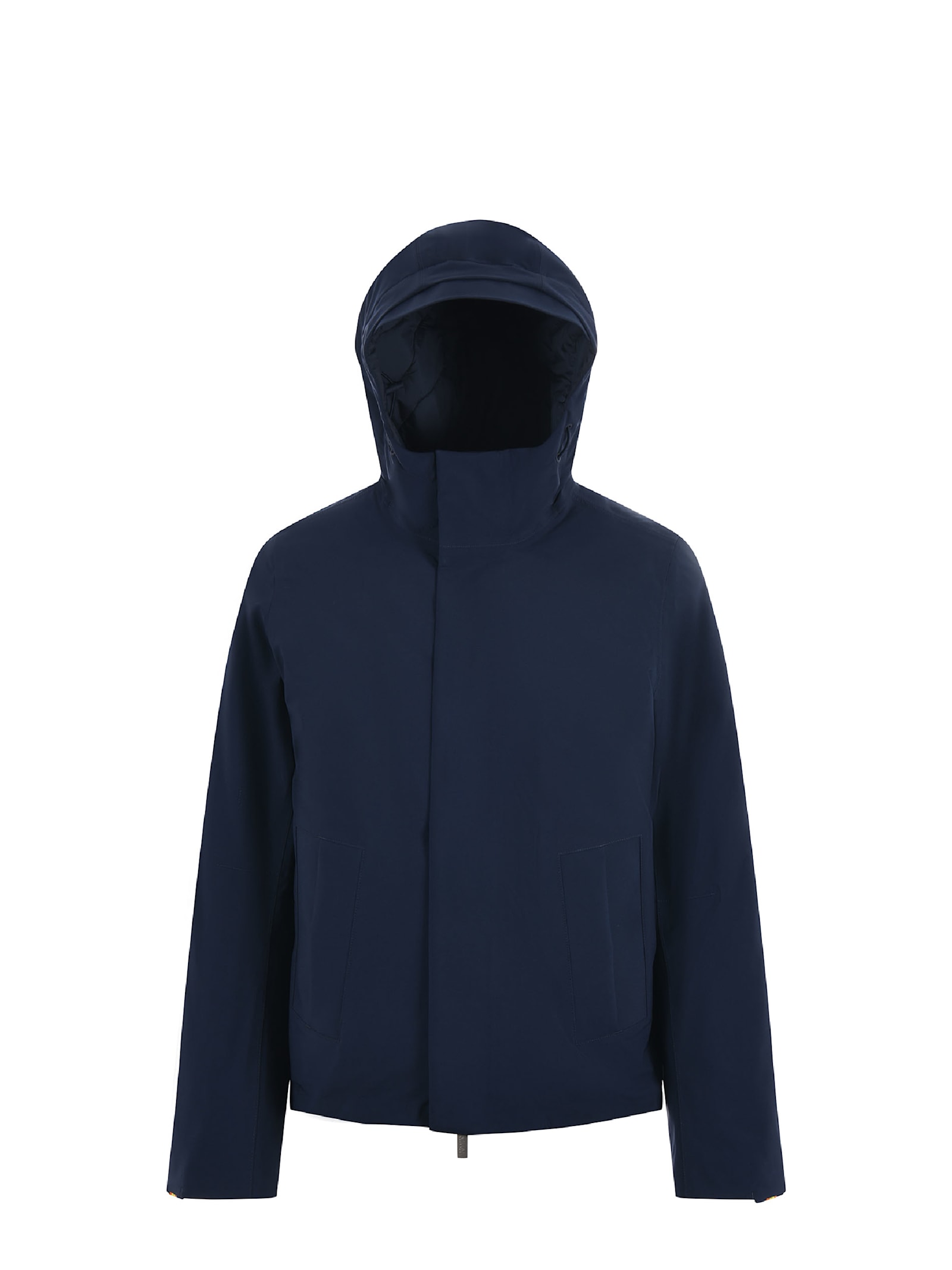 Shop K-way 3-layer Nylon Jacket In Blue